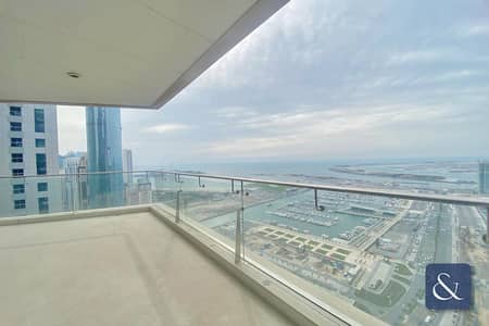 4 Bedroom Apartment for Rent in Dubai Marina, Dubai - Four Bed Plus Maids | High Floor | Sea Views