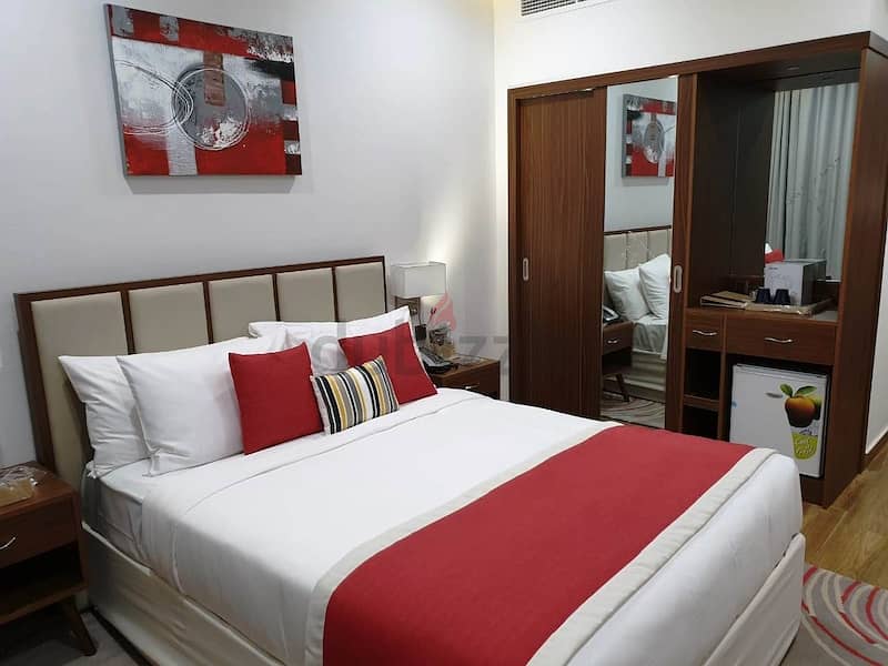 Superb Deluxe Room With Balcony | Free Cleaning | Silicon Oasis |