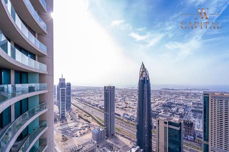 2 Bedroom Flat for Rent in Downtown Dubai, Dubai - High Floor | Full Sea View | Fully Furnished