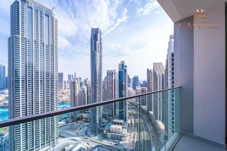 2 Bedroom Flat for Rent in Downtown Dubai, Dubai - Exclusive | Best View and High Floor | Brand New