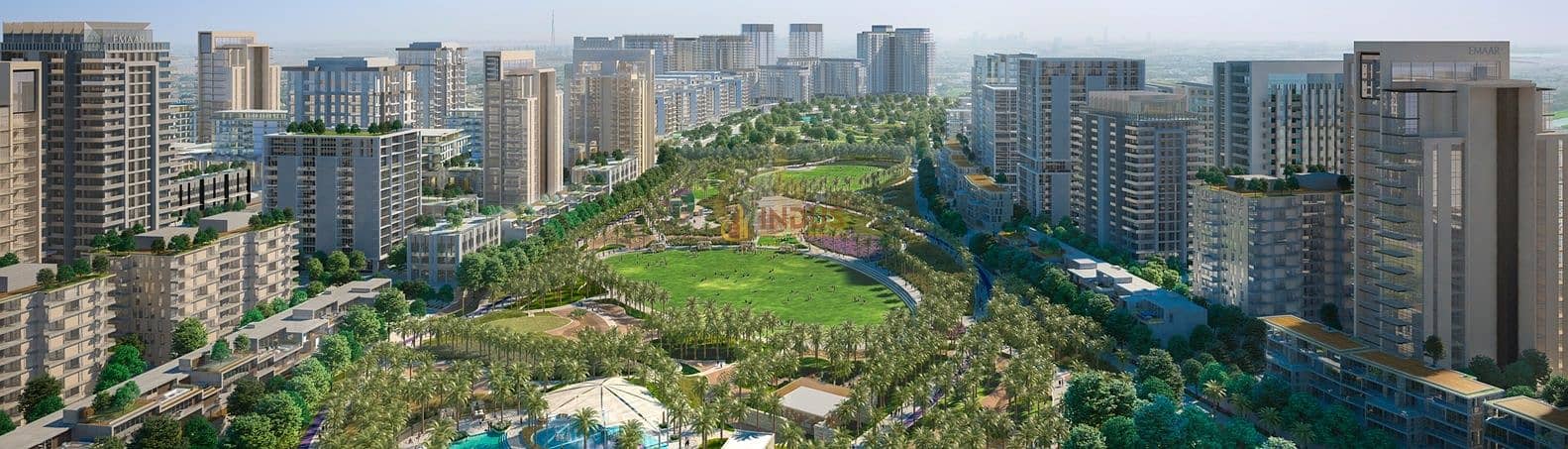 13 Golf and Park view facing apartments. | Live your best life in the green heart of Dubai. - Offplan