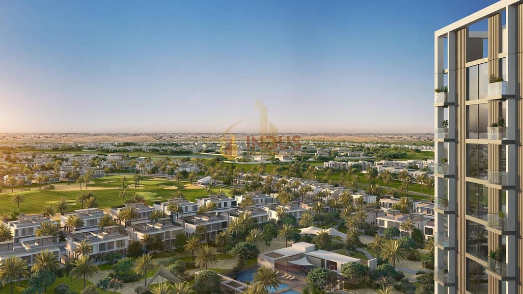 Views of the Golf Course and Park | 2 Bedrooms | Golfville Dubai Hills