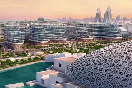 2 Bedroom Apartment for Sale in Saadiyat Island, Abu Dhabi - Louvre View | Huge Layout | Direct Beach Access