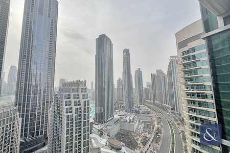 2 Bedroom Flat for Rent in Downtown Dubai, Dubai - Two Bedrooms | High Floor | Unfurnished