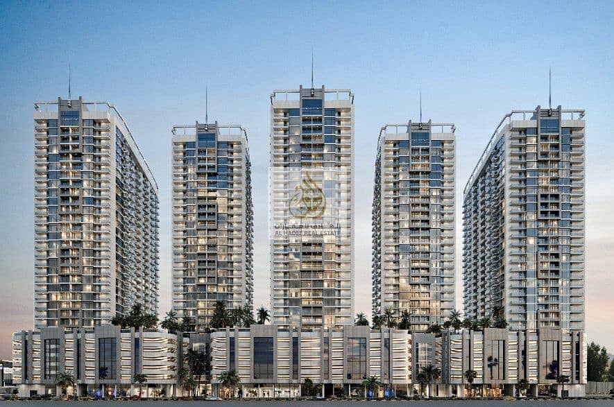 Own your apartment and your destination in the most prestigious area of Ajman, the new Ajman Creek Towers