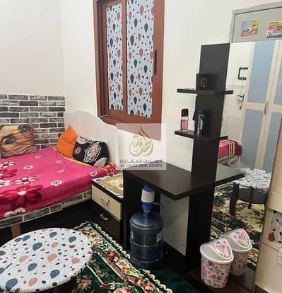 Studio for Rent in Al Nuaimiya, Ajman - Exclusive weekly offer for furnished rent in Ajman, Al Nuaimiya, opposite Al Hikma Private School, furnished studio, very clean, including electricity