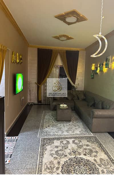 1 Bedroom Apartment for Rent in Al Nuaimiya, Ajman - Furnished apartment, clean brushes, a room, a hall, and two bathrooms, with all the necessities, an excellent view, and close to Al-Hikma School