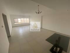 The largest two rooms and a hall for rent in Ajman in a very excellent building