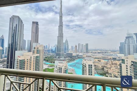 2 Bedroom Flat for Rent in Downtown Dubai, Dubai - Burj View | Large Layout | Furnished | 2 Bed