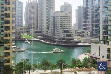 2 Bedroom Flat for Rent in Jumeirah Beach Residence (JBR), Dubai - Unfurnished | Marina Views | Vacant Soon