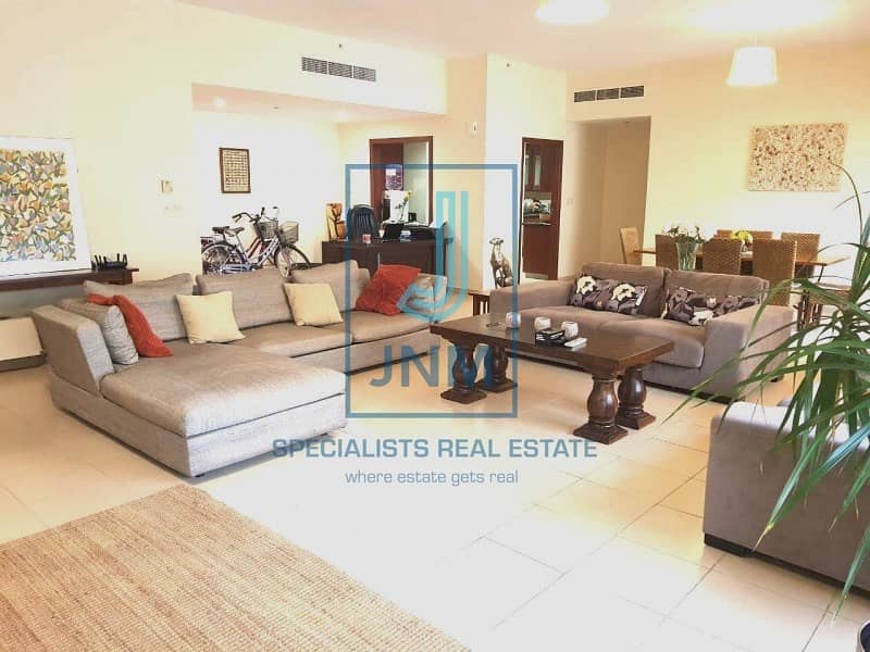 Partial Sea View / 4BR+Maid for sale in JBR !