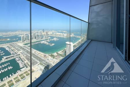 3 Bedroom Flat for Rent in Dubai Marina, Dubai - Vacant | Fendi Finishing | High Floor