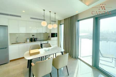 2 Bedroom Apartment for Rent in Dubai Creek Harbour, Dubai - Cleaning Service | Burj and Sea View | Multiple