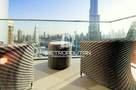 2 Bedroom Apartment for Sale in Downtown Dubai, Dubai - Front Unit | Burj Khalifa View | High Floor