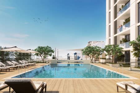 3 Bedroom Apartment for Sale in Al Furjan, Dubai - Afra-002_Pool-View_03. jpg