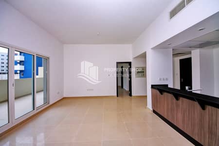 شقة 1 غرفة نوم للبيع في الريف، أبوظبي - 1-bedroom-apartment-abu-dhabi-al-reef-downtown-dining-area. JPG
