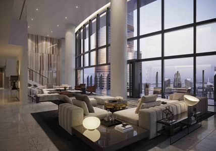 2 Cпальни Апартамент Продажа в Дубай Даунтаун, Дубай - CGI_17_R8_DUPLEX_LOUNGE_HIGHRES_02-2048x1434. jpg