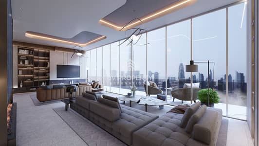 شقة 2 غرفة نوم للبيع في وسط مدينة دبي، دبي - Image_Society House_3 Bedroom Living Room. jpg