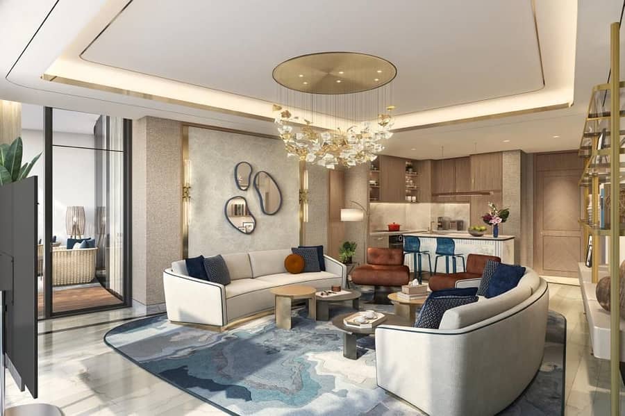 شقة في هاربور لايتس،مدينة دبي الملاحية 2 غرف 2200000 درهم - 7702397
