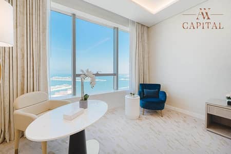 Studio for Rent in Palm Jumeirah, Dubai - 5 Star Living | Burj Al Arab View | View Today