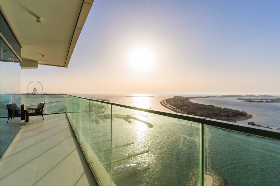 位于迪拜港，艾玛尔海滨社区，海滩风光公寓小区 3 卧室的公寓 690000 AED - 8841282