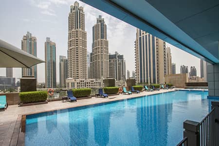 迪拜市中心， 迪拜 1 卧室单位待租 - 位于迪拜市中心，穆罕默德-本-拉希德大道，8号林荫大道漫步公寓 1 卧室的公寓 145000 AED - 8841289