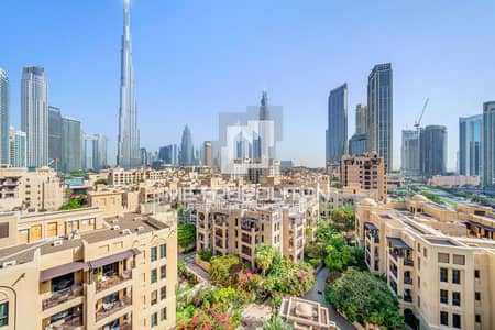 2 Bedroom Apartment for Rent in Downtown Dubai, Dubai - Uninterrupted  View | Vacant | High Floor