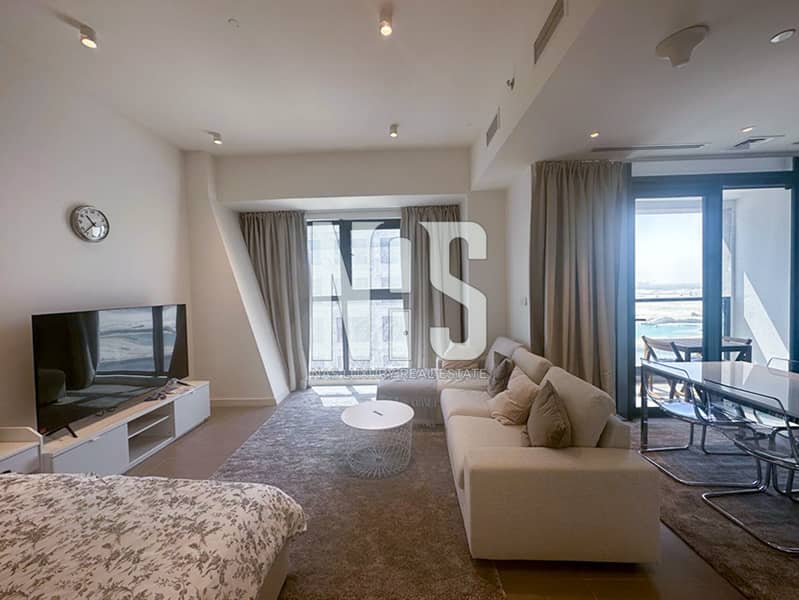 Brand New Fully Furnished Studio with Balcony | Sea View  | Negotiable Price