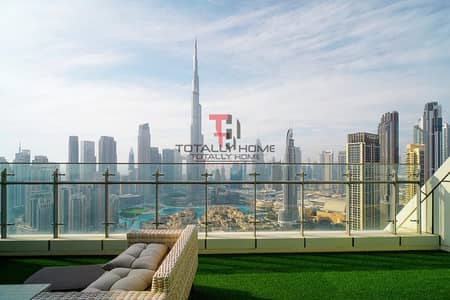 1 Bedroom Apartment for Sale in Downtown Dubai, Dubai - FULL BURJ VIEW FROM KITCHEN ITSELF,HUGE BALCONEY