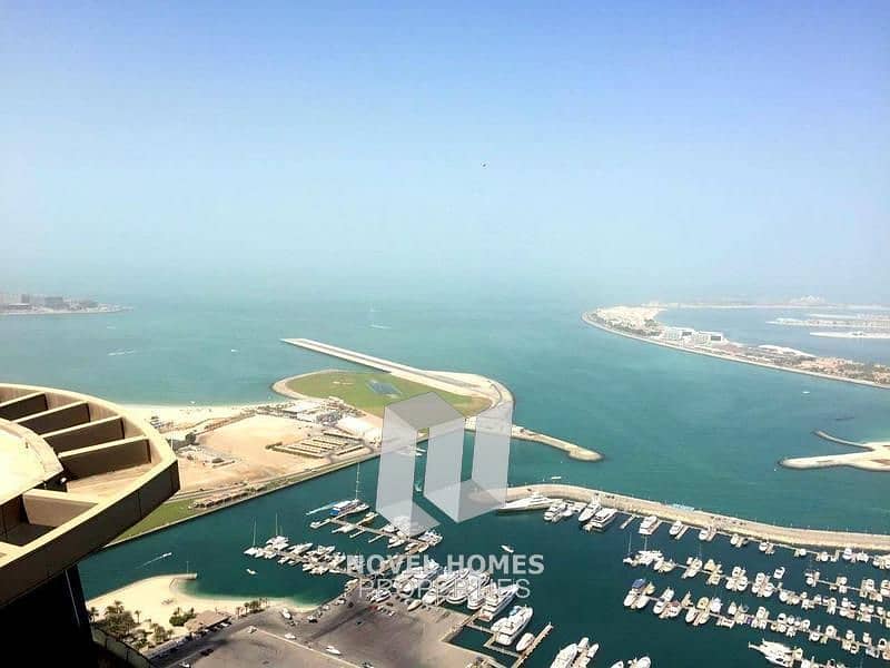 BEAUTIFUL SEA & DUBAI EYE VIEW in Elite Residence