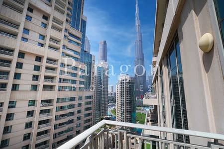 2 Bedroom Flat for Rent in Downtown Dubai, Dubai - Burj Khalifa View | Available Now