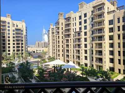 1 Bedroom Flat for Rent in Umm Suqeim, Dubai - Fully Furnished | Burj Al Arab and Pool View