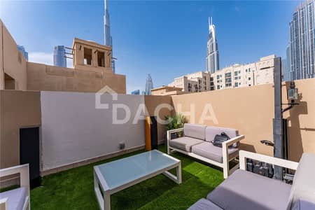 3 Bedroom Apartment for Sale in Downtown Dubai, Dubai - Burj Khalifa View | Huge Terrace | 5 Parking spots