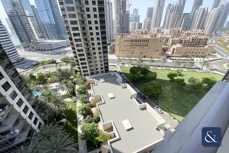 1 Bedroom Flat for Sale in Downtown Dubai, Dubai - Park and Pool View | Rented | Large Layout