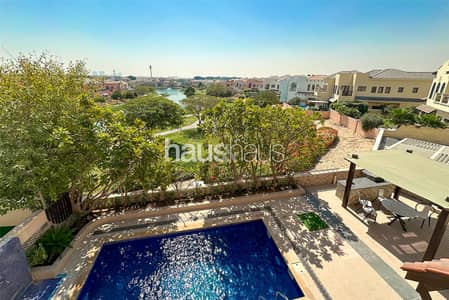 5 Bedroom Villa for Sale in Jumeirah Golf Estates, Dubai - Full Lake View | Large Plot | Vacant On Transfer