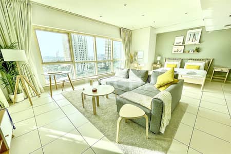 Studio for Rent in Dubai Marina, Dubai - Beautifully Furnished I Sea View I Tenanted