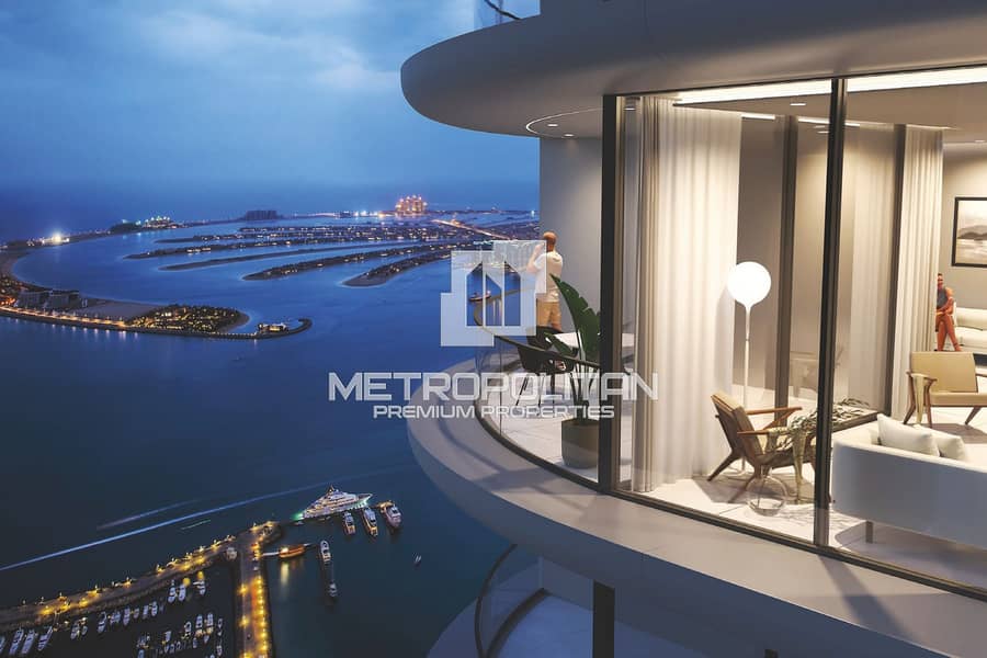 位于迪拜港，索布哈海洋天堂公寓，索巴海文大厦A座 2 卧室的公寓 8000000 AED - 8845312