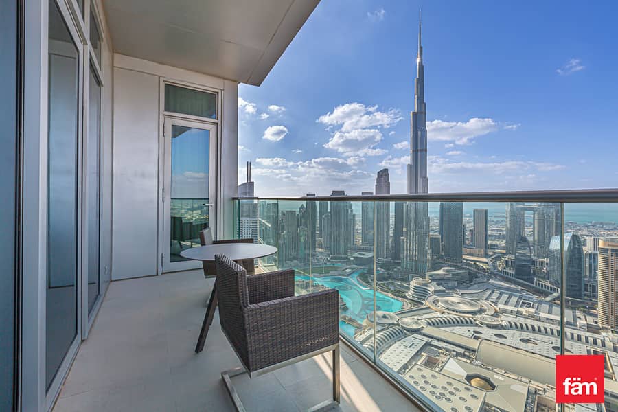 Luxurious 3 Bed| Bills Included IBurj Khalifa View