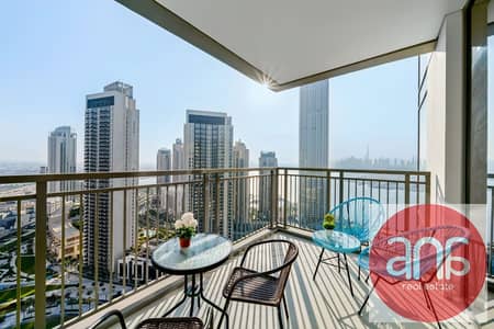 فلیٹ 3 غرف نوم للايجار في مرسى خور دبي، دبي - شقة في برج كريك رايز 2،كريك رايز،مرسى خور دبي 3 غرف 240000 درهم - 7868325