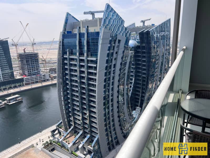 HIGH FLOOR | FULLY FURNISHED | CANAL VIEW| 15 MINS TO DUBAI MALL
