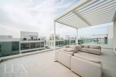 4 Bedroom Townhouse for Rent in Jumeirah Golf Estates, Dubai - Corner unit | Rooftop Terrace | Smart Home