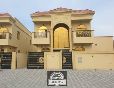 A beautiful villa for rent in Ajman Al Yasmeen features a charming view of Asphalt Street, cash in one a very distinguished location