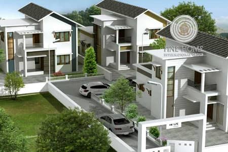 Modern 3 Villas Compound in khalifa City Modern 3 Villas Compound in khalifa City
