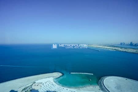 1 Bedroom Apartment for Sale in The Marina, Abu Dhabi - High Floor | Captivating Sea View | Worth To Buy