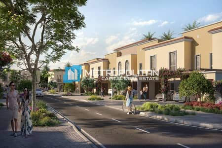 3 Bedroom Townhouse for Sale in Yas Island, Abu Dhabi - Double Row|Luxurious 3BR+M|Gated Community