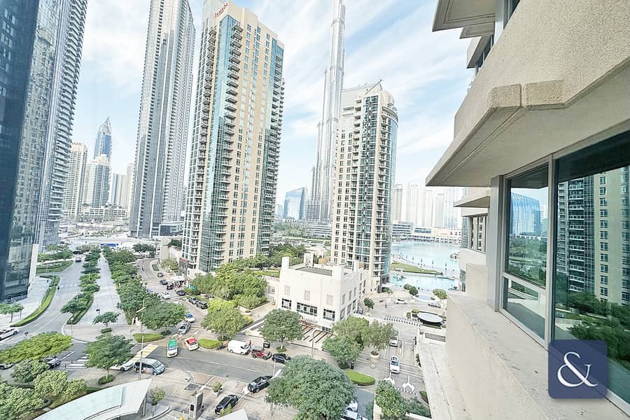 Burj View | 2 Bedrooms | Fountain View