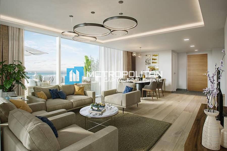 位于雅斯岛，亚斯海滩公寓 1 卧室的公寓 700000 AED - 8850759