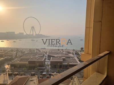 1 Bedroom Apartment for Rent in Jumeirah Beach Residence (JBR), Dubai - Huge Balcony l Sea and Dubai Eye View l Prime Location