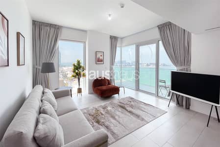 2 Bedroom Apartment for Rent in Jumeirah Beach Residence (JBR), Dubai - Sea and Ain Dubai Views| Private Beach| Furnished