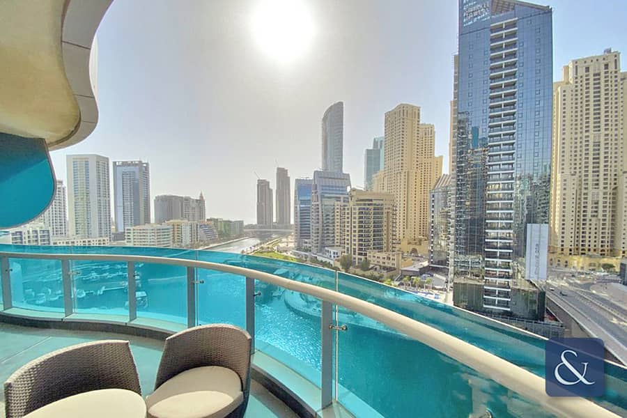 位于迪拜码头，奥拉码头大厦 2 卧室的公寓 2300000 AED - 8852607